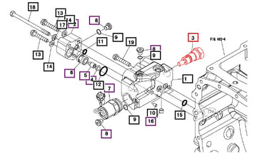 Mahindra Tractor Relieve Valve Assy 19452171130 Mahindra Direct Parts