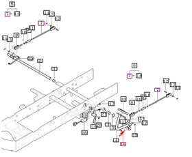 Mahindra Tractor Return Spring for Brake or Clutch Pedal 35822210090 Mahindra