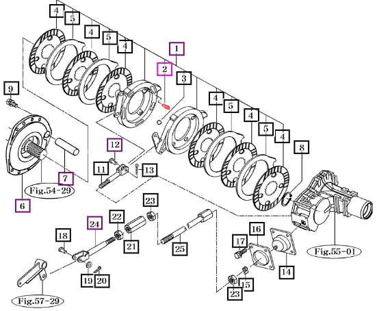 Mahindra Tractor Return Spring(for Disk Brake) 14443272030 Mahindra Direct Parts