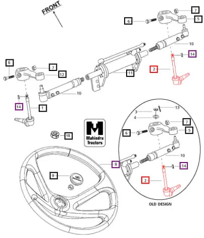Mahindra Tractor Right 007601009C11 Mahindra Direct Parts