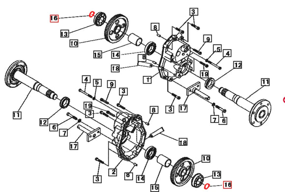 Mahindra Tractor Ring 07400103500 Mahindra Direct Parts