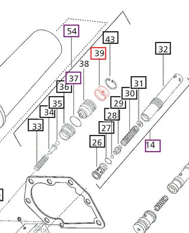 Mahindra Tractor Ring Bearing 007201180A1 Mahindra Direct Parts