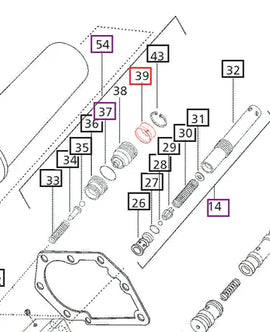 Mahindra Tractor Ring Bearing 007201180A1 Mahindra Direct Parts