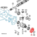Mahindra Tractor Ring Bevel Gear 16704112111 Mahindra Direct Parts