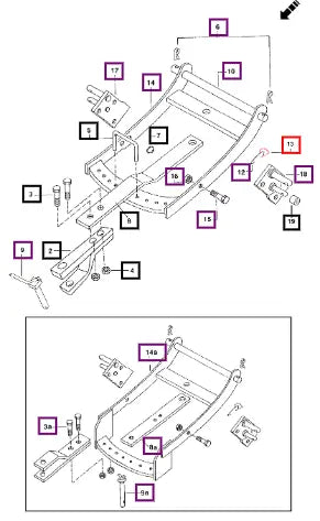 Mahindra Tractor Ring Clip 001082445R1 Mahindra Direct Parts