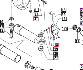 Mahindra Tractor Ring D14 006500378C1 Mahindra Direct Parts
