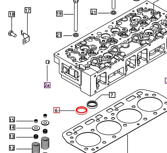 Mahindra Tractor Ring - Valve Seat Intake 0302BB0261N Mahindra Direct Parts