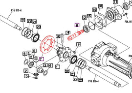Mahindra Tractor Ring and Pinion Set 19483185000 Mahindra Direct Parts