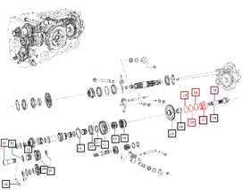 Mahindra Tractor Ring and Pinion Shim .05 Thick 006505766D1 Mahindra