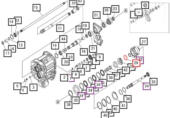 Mahindra Tractor Ring, Seal 19611261130 Mahindra Direct Parts