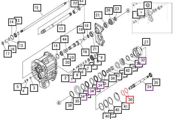 Mahindra Tractor Ring, Seal 19611261140 Mahindra Direct Parts