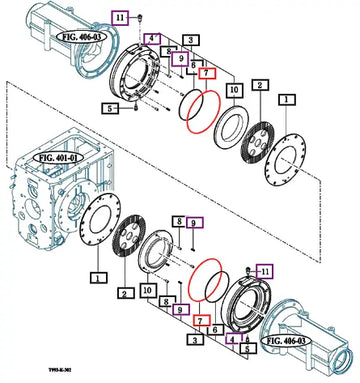 Mahindra Tractor Ring, Seal 265 19022480050 Mahindra Direct Parts