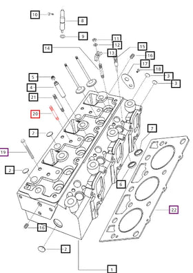 Mahindra Tractor Rocker Assembly Stud 70mm 006000659F1 Mahindra