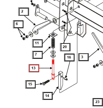 Mahindra Tractor Rod Assembly KMW13043068 Mahindra Direct Parts