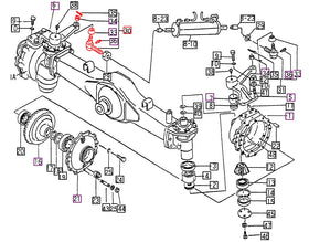 Mahindra Tractor Rod End Assembly RH (Left hand thread) 14484000551 (Copy) Mahindra