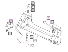Mahindra Tractor Roll Pin ANSPS08040 Mahindra Direct Parts