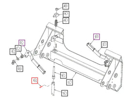Mahindra Tractor Roll Pin ANSPS08040 Mahindra Direct Parts