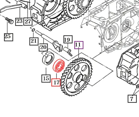 Mahindra Tractor Roller Bearing V6261100210 Mahindra Direct Parts