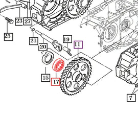 Mahindra Tractor Roller Bearing V6261100210 Mahindra Direct Parts