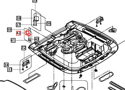 Mahindra Tractor Roof Seal Middle Right Hand RH E007518242D1 Mahindra Direct Parts