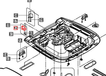 Mahindra Tractor Roof Seal Middle Right Hand RH E007518242D1 Mahindra Direct Parts