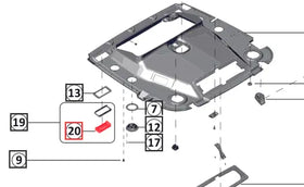Mahindra Tractor Roof Vent Rectangular 007653128U01 Mahindra Direct Parts
