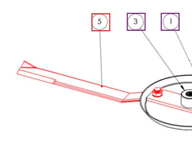 Mahindra Tractor Rotary Cutter Blade B212 Mahindra