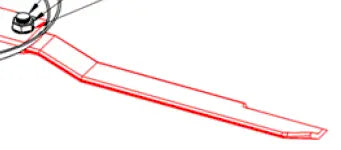 Mahindra Tractor Rotary Cutter Blade B214 Mahindra
