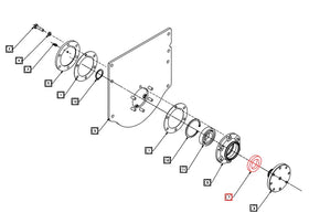 Mahindra Tractor Rotary Tiller Seal 45x72x12 CKSX09000080N-FM Mahindra Direct Parts