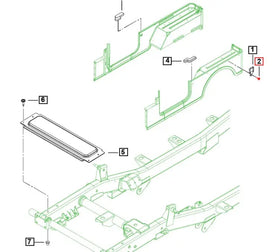 Mahindra Tractor / Roxor Bolt Large Head Torx 0000AUA00061N Mahindra Direct Parts
