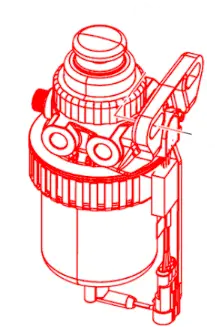 Mahindra Tractor / Roxor Fuel Filter Housing Assembly 006037766V01 Mahindra Direct Parts