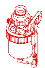 Mahindra Tractor / Roxor Fuel Filter Housing Assembly 006037766V01