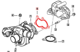 Mahindra Tractor / Roxor Gasket Metallic TC-Ex Pipe 006013846F1 Mahindra Direct Parts