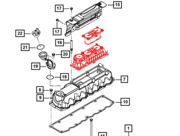 Mahindra Tractor / Roxor Valve Cover Ventilation Breather For Crankcase 006033213V91 Mahindra Direct Parts
