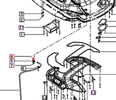Mahindra Tractor Rubber Gasket - Drain Plug E007518889D1