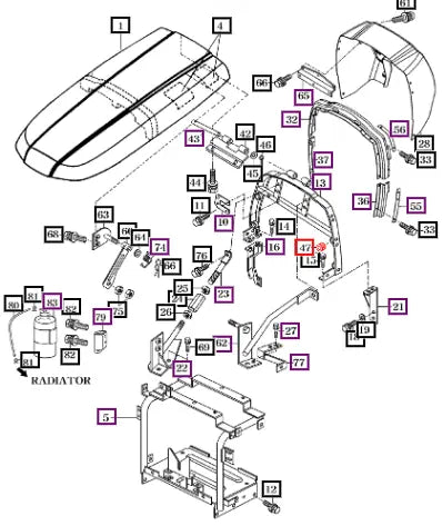 Mahindra Tractor Rubber Guide 16996015511 Mahindra Direct Parts