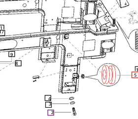 Mahindra Tractor Rubber Pad Pin Guide 000060544M01 Mahindra Direct Parts