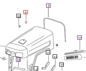 Mahindra Tractor Rubber Stopper 000060495M01 Mahindra Direct Parts
