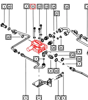 Mahindra Tractor Rv Block Assy 007219121K91 Mahindra Direct Parts