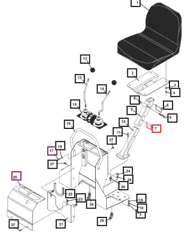 Mahindra Tractor Safety Snap Pin (2.50' Long) ATI105247 Mahindra Direct Parts