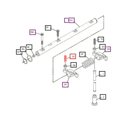 Mahindra Tractor Screw 185-1546 Mahindra Direct Parts