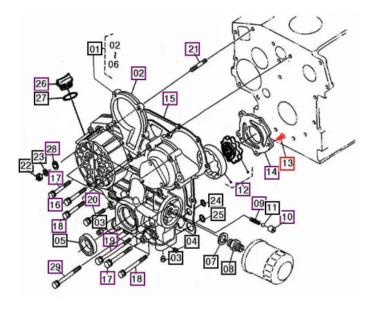 Mahindra Tractor Screw 26577-060202 Mahindra Direct Parts
