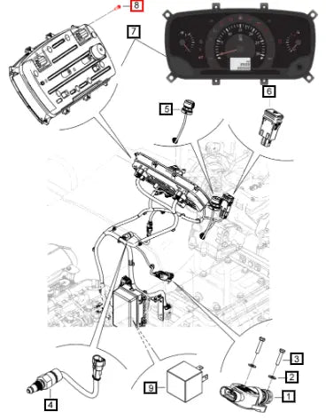 Mahindra Tractor Screw 4.2 X 1.4 X 10 SF0216028 Mahindra Direct Parts