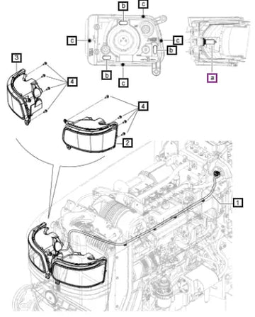 Mahindra Tractor Screw Bt4 With Washer 007702907V1 Mahindra Direct Parts
