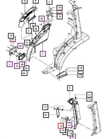 Mahindra Tractor Screw Din 7981 - 4.2 X 25 E007519537D1 Mahindra Direct Parts