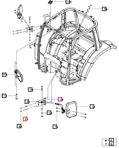 Mahindra Tractor Screw Flange M6 X 16 Mm E007518387D1 Mahindra Direct Parts