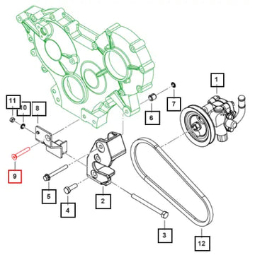 Mahindra Tractor Screw Flcs Sk M8x1.25x55x8.8 SF0209011 Mahindra Direct Parts