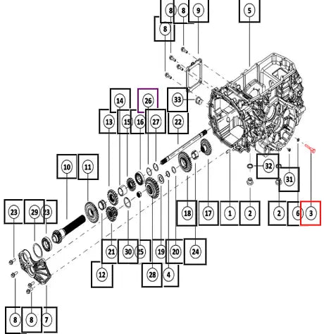 Mahindra Tractor Screw Grub Sk M10x1 5x63xst 006506636B1 Mahindra Direct Parts