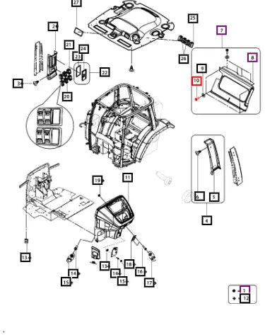 Mahindra Tractor Screw Iso 7380 - M5 X 20 Mm - 12.9 E007518422D1 Mahindra Direct Parts