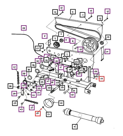 Mahindra Tractor Screw M 8x16 EBE000110R Mahindra Direct Parts